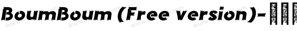 BoumBoum (Free version)字体转换